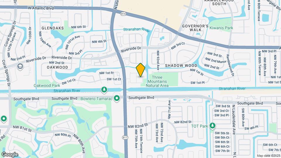 106 NW 93rd Terrace Map and Location Details