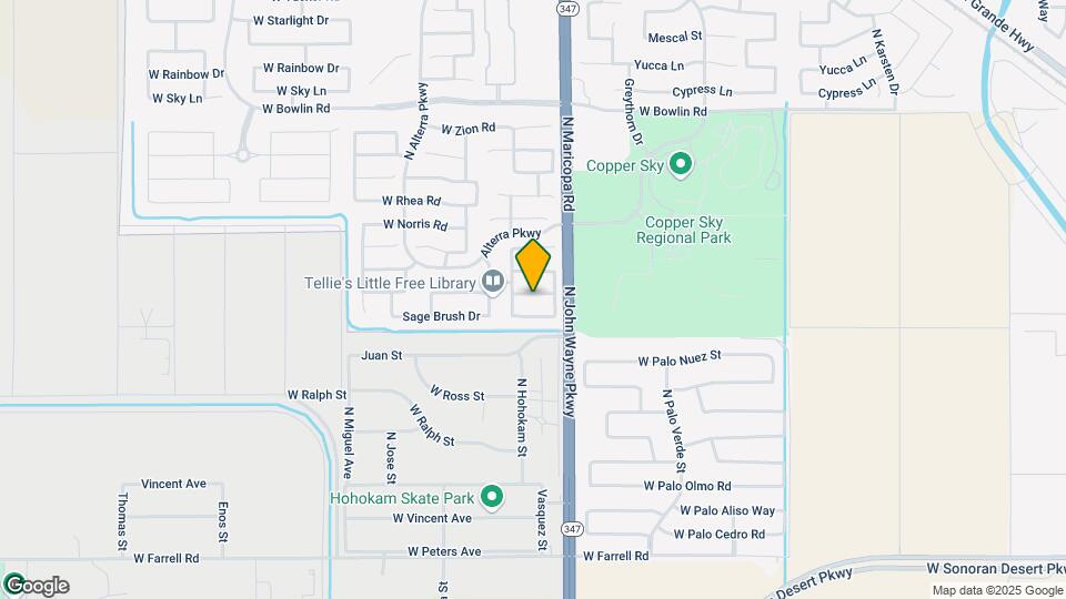 44823 W Woody Rd Map and Location Details