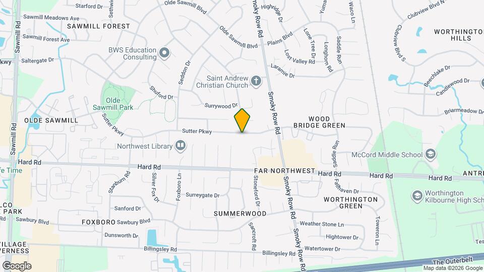 2037 Sutter Pkwy Map and Location Details