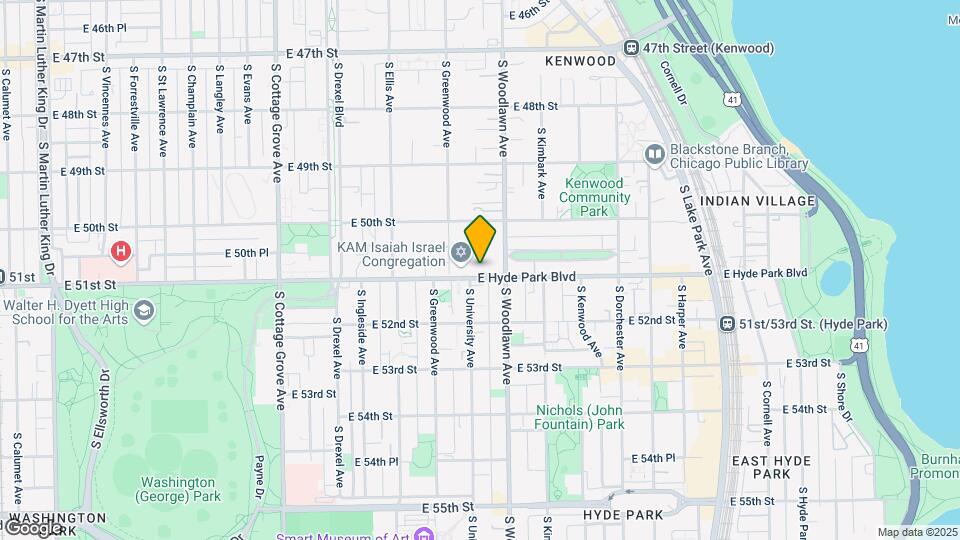 1130-1138 E Hyde Park Blvd Map and Location Details
