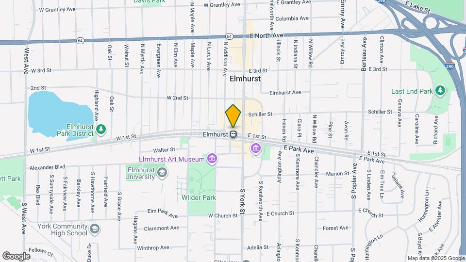 117 W 1st St Mapa y Detalles de la Ubicación