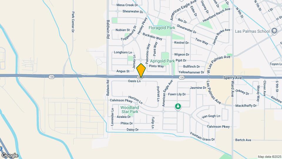 1417 Oasis Ln Map and Location Details
