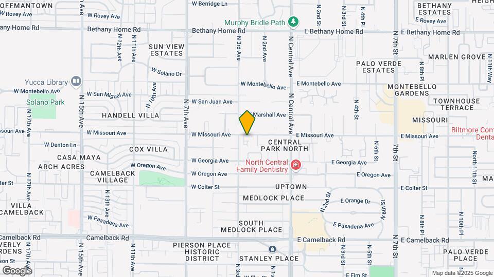224 W Denton Ln Mapa y Detalles de la Ubicación