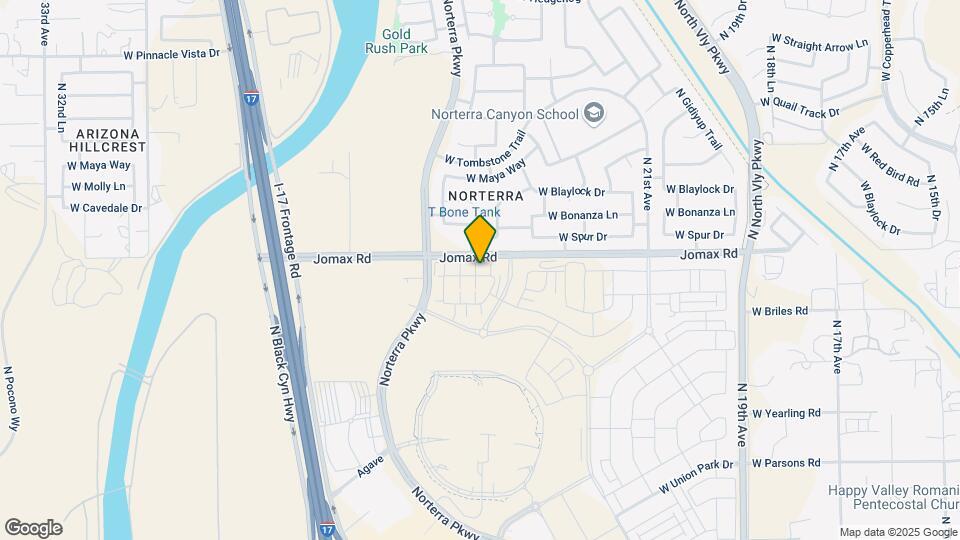 2440 W Rowel Rd Map and Location Details