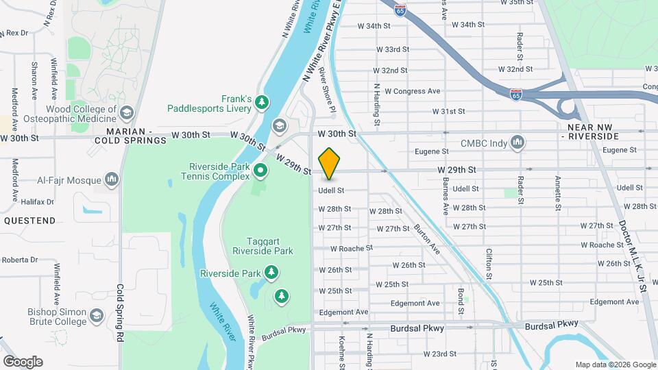 1518 Udell St Mapa y Detalles de la Ubicación