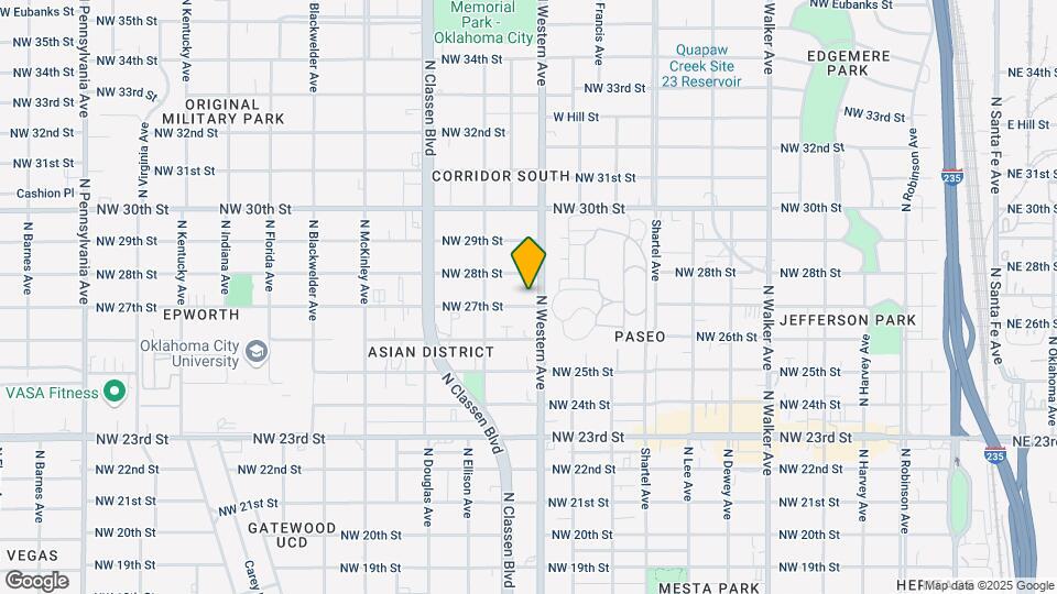 1109 NW 27th St Map and Location Details