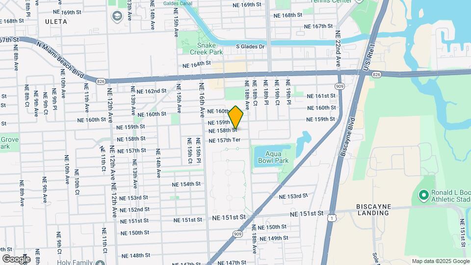 1732 NE 158th St Map and Location Details