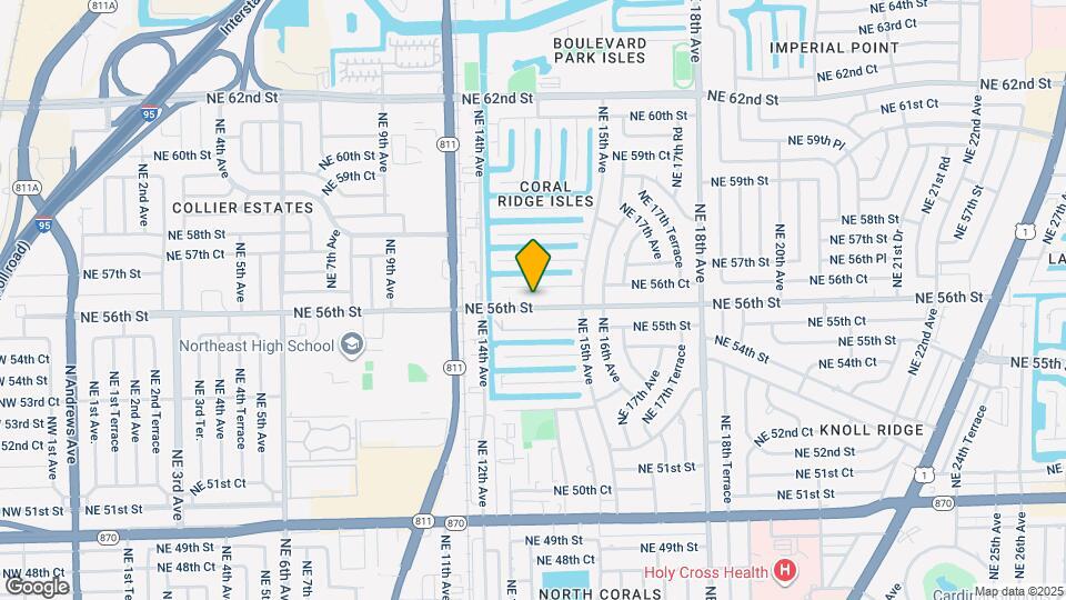 1437 NE 56th St Map and Location Details