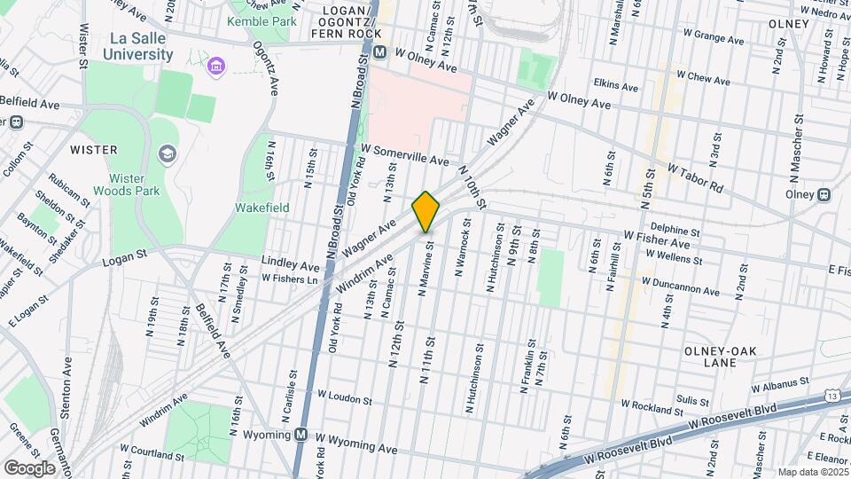 1127 W Duncannon Ave-Unit -C Map and Location Details