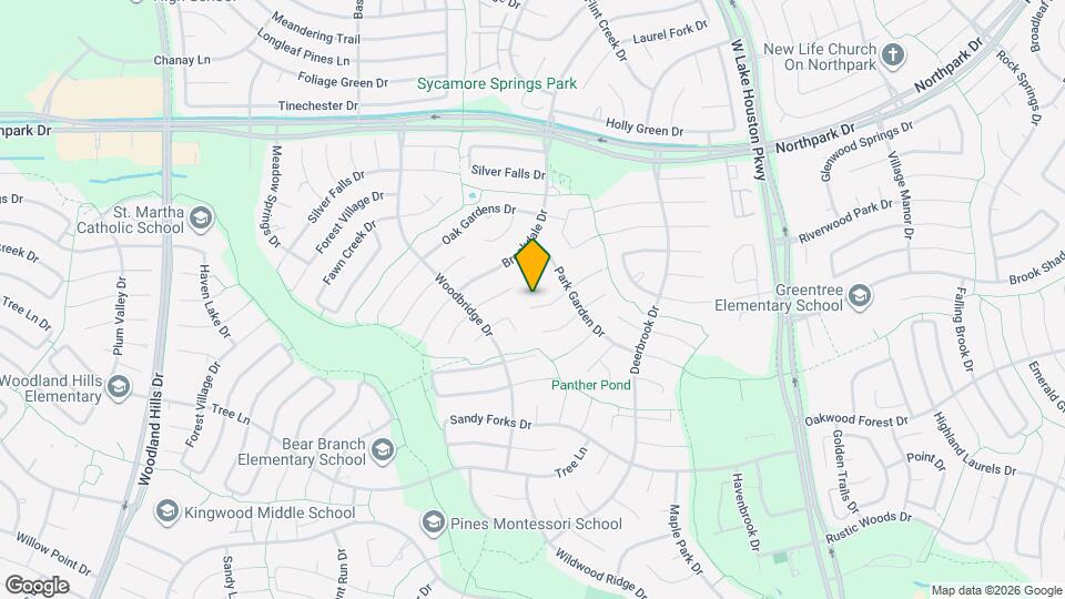 3711 Clear Falls Dr Map and Location Details