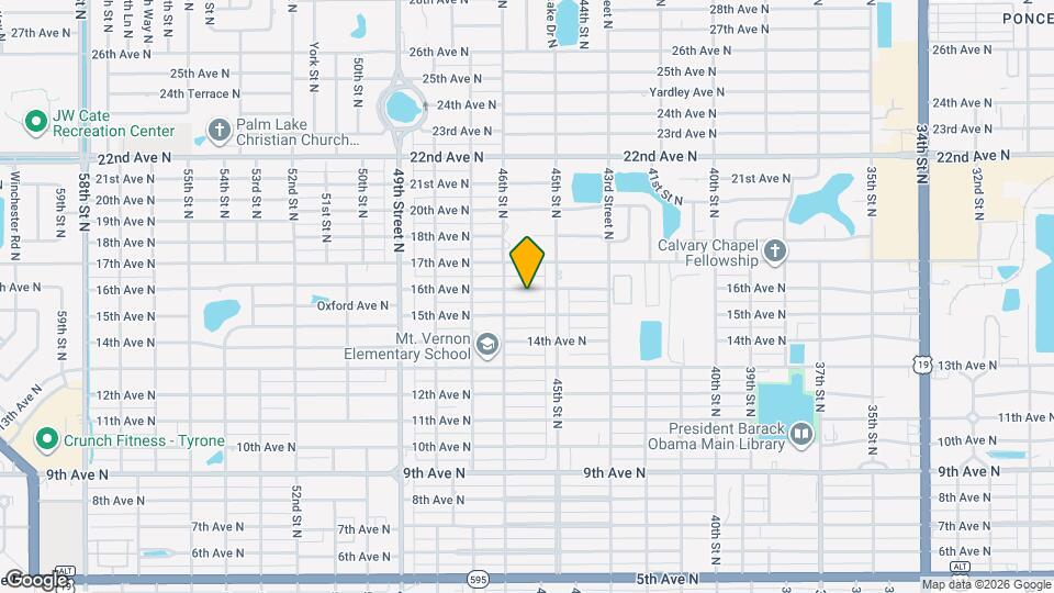 4550 16th Ave N Map and Location Details