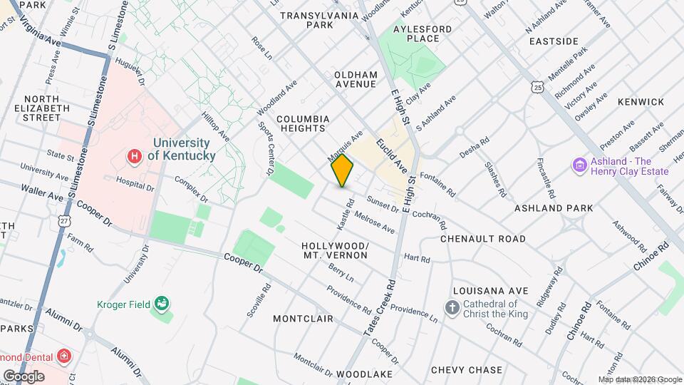 722 Sunset Dr Map and Location Details