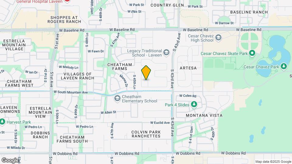 8222 S 44th Gln Map and Location Details