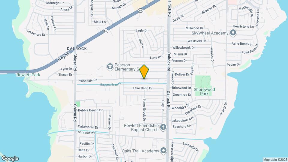 8306 Woodside Rd Map and Location Details