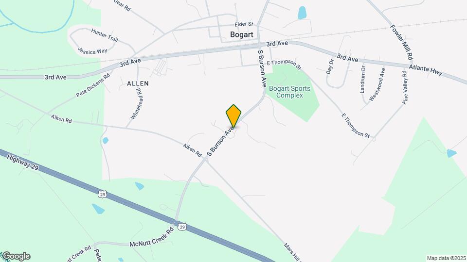 296 S Burson Ave Map and Location Details