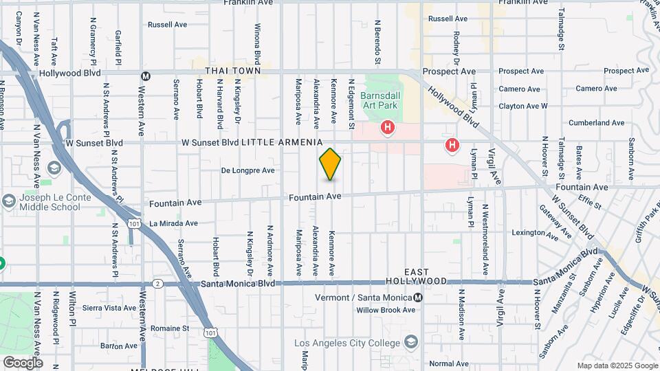 1317 Kenmore Ave Map and Location Details