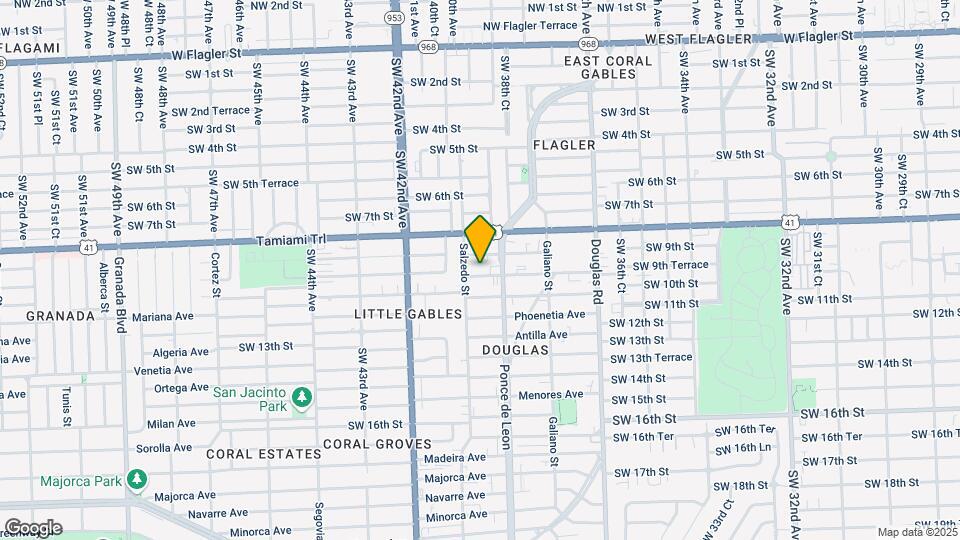 223 Calabria Ave Map and Location Details
