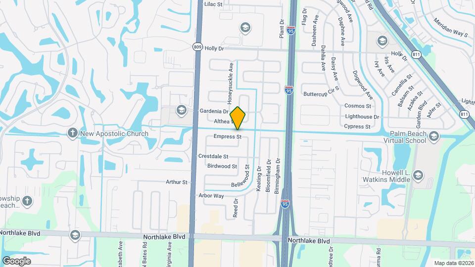 4271 Empress St Map and Location Details
