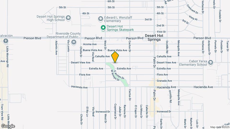 66099 Desert View Ave Map and Location Details