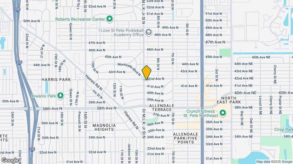 4119 Dr M.L.K. Jr St N Mapa y Detalles de la Ubicación