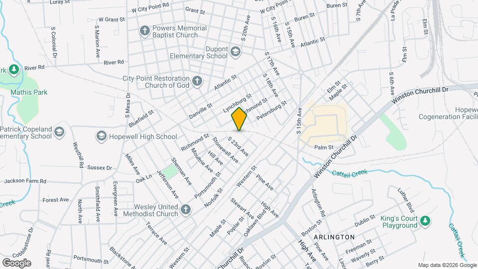 552 S 22nd Ave Map and Location Details