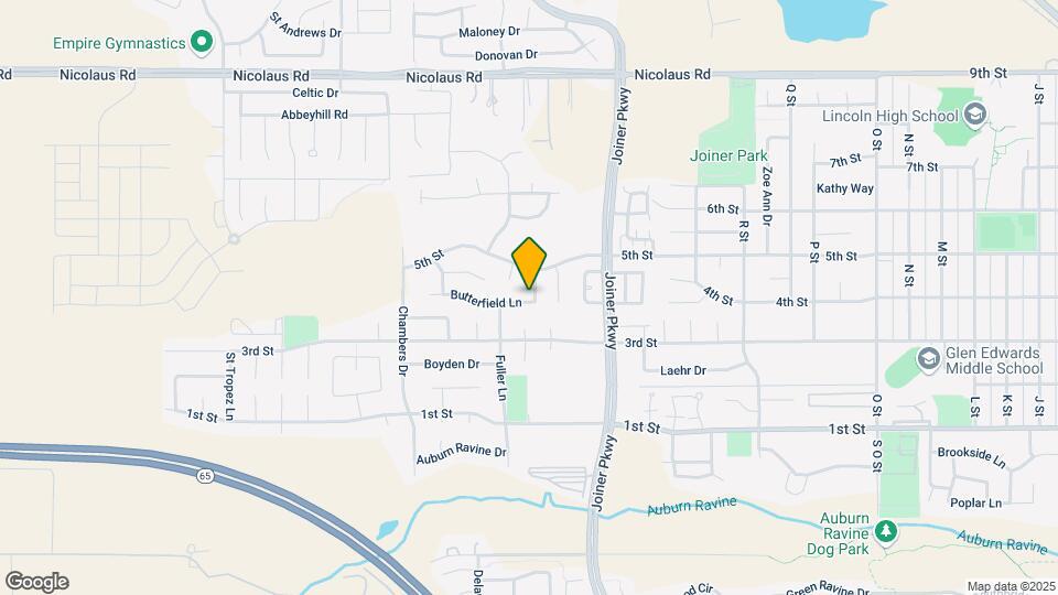 2030 Butterfield Ln Map and Location Details