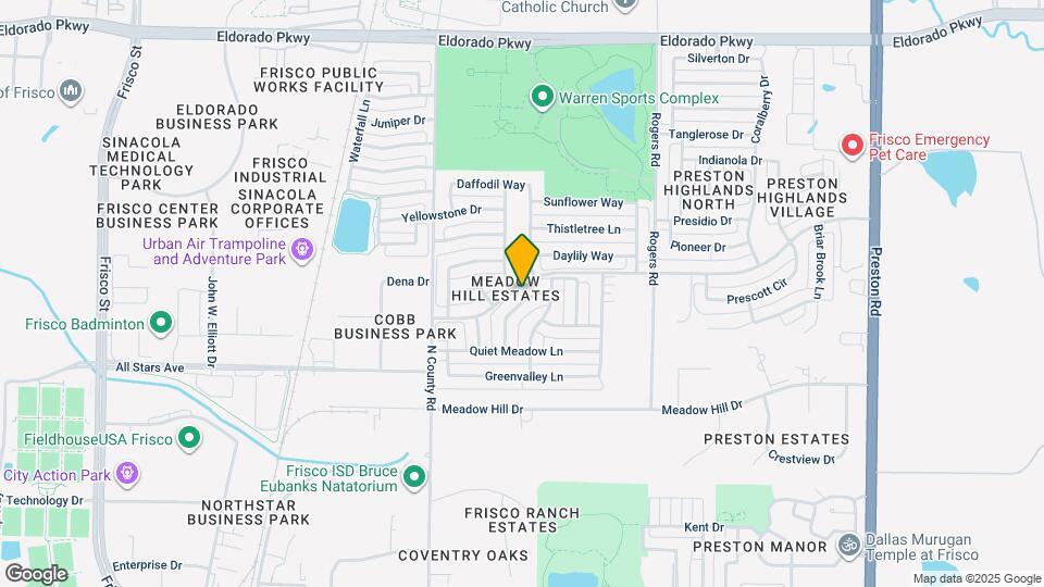 7700 Red Clover Dr Map and Location Details