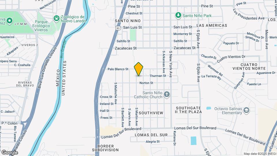 2903 S Martin Ave Map and Location Details