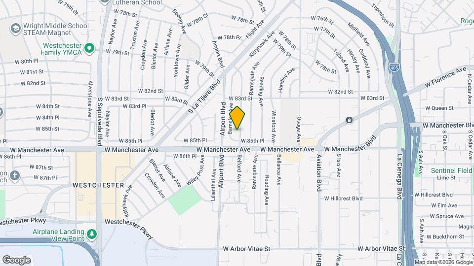 8501 Belford Ave Map and Location Details