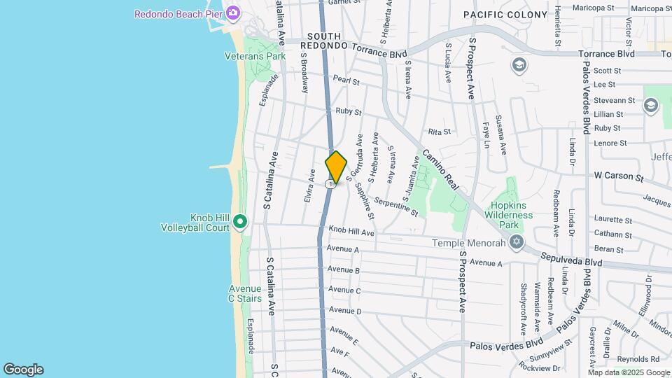 628 S Pacific Coast Hwy, Unit B Map and Location Details