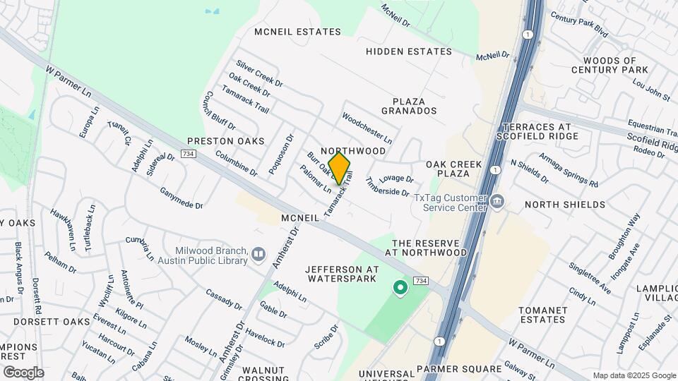 3800 Palomar Ln Mapa y Detalles de la Ubicación
