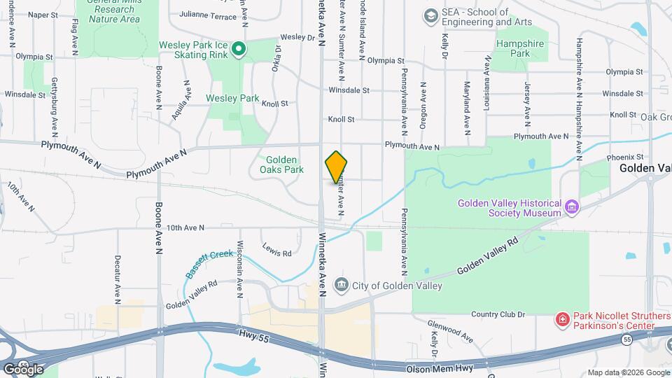 1031 Sumter Ave N Map and Location Details