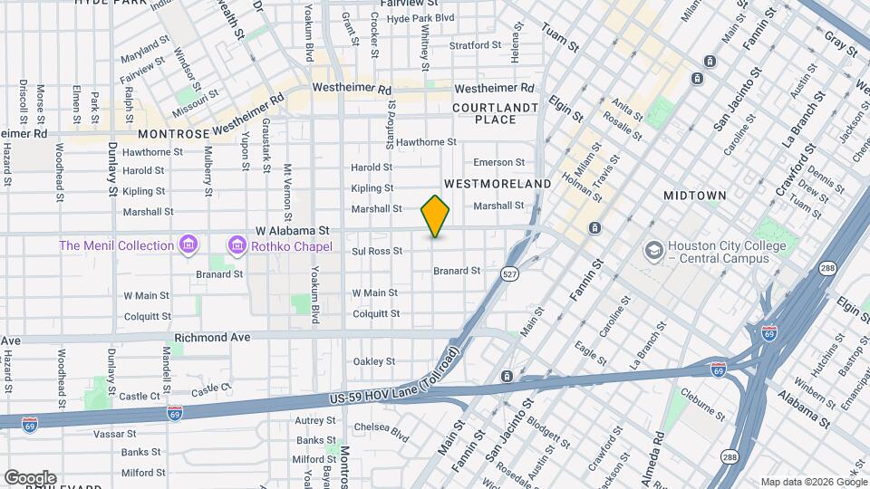520 Sul Ross St Map and Location Details