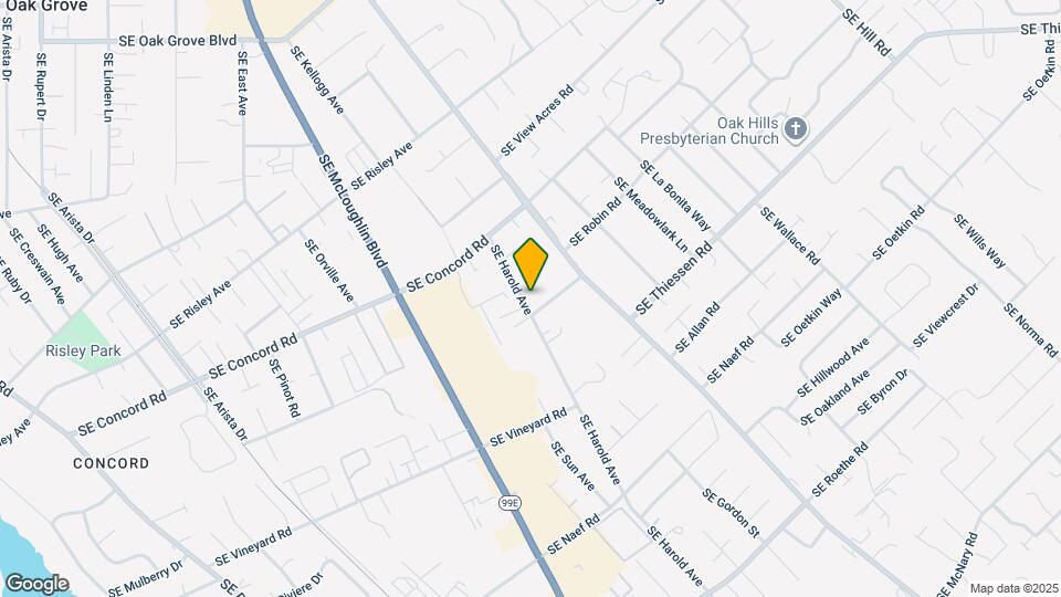 15820 SE Harold Ave Map and Location Details