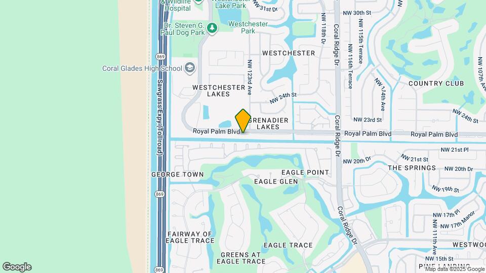 12312 Royal Palm Blvd Map and Location Details