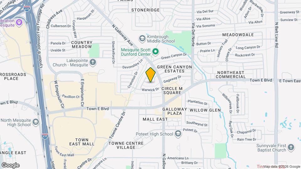 1202 Meandering Way Map and Location Details