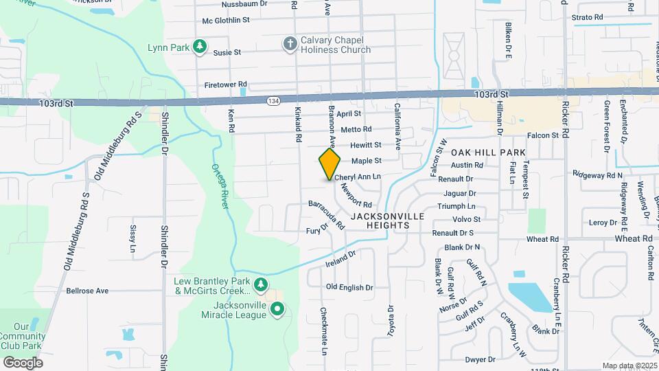 8301 Homeport Ct Map and Location Details