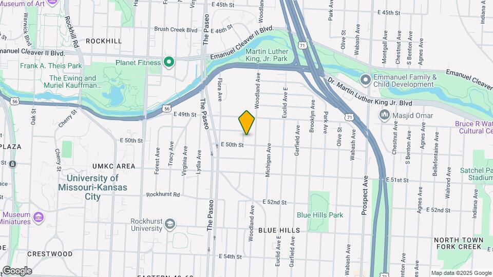 4937 Highland Ave Map and Location Details