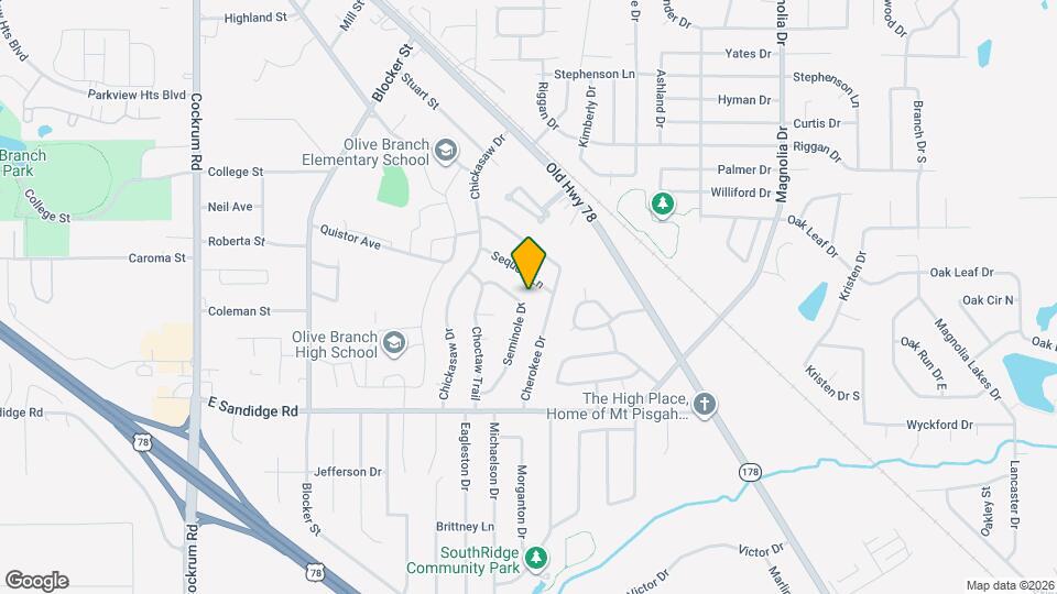 6298 Seminole Dr Mapa y Detalles de la Ubicación