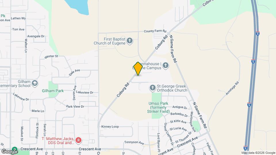 3335 Coburg Rd Mapa y Detalles de la Ubicación