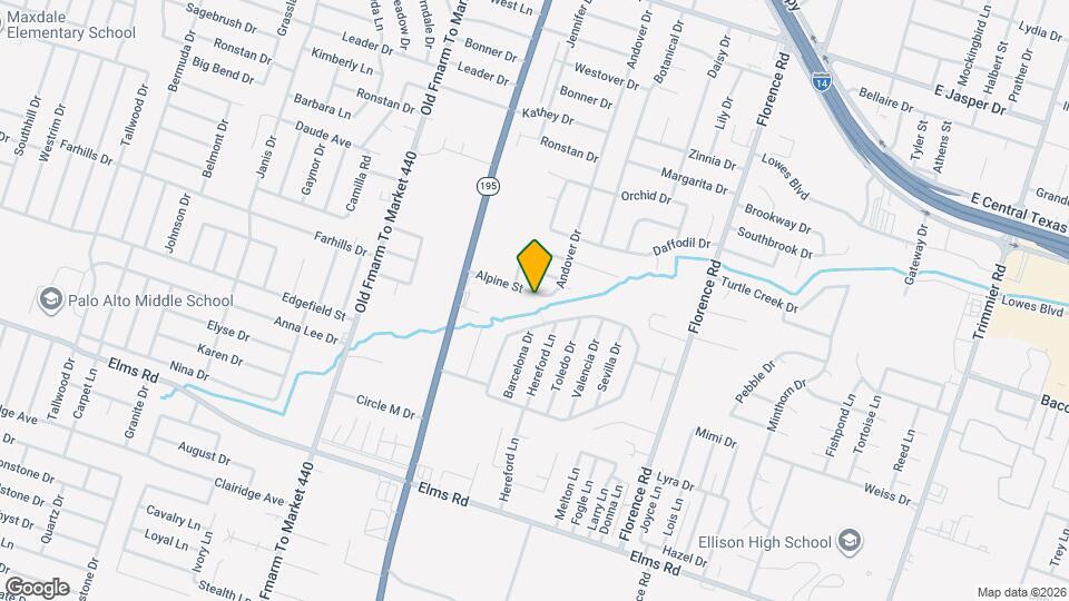 402 Alpine St Map and Location Details