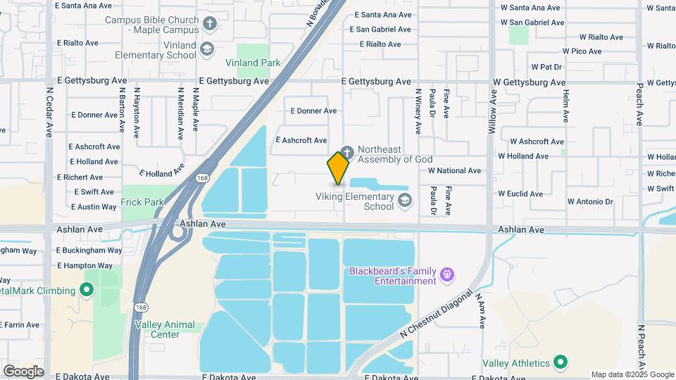 4325 N Chestnut Ave Map and Location Details