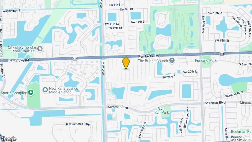 1831 SW 98th Terrace Map and Location Details