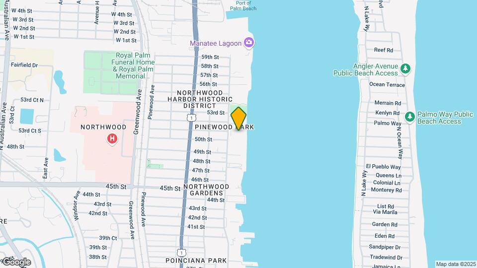 5200 N Flagler Dr Map and Location Details