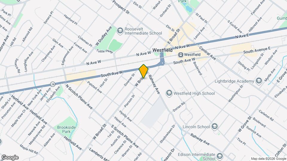 429 W Broad St, Unit 1 Map and Location Details