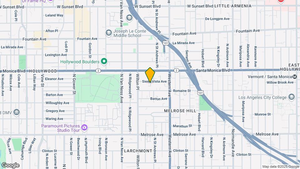 5514 Sierra Vista Ave Mapa y Detalles de la Ubicación