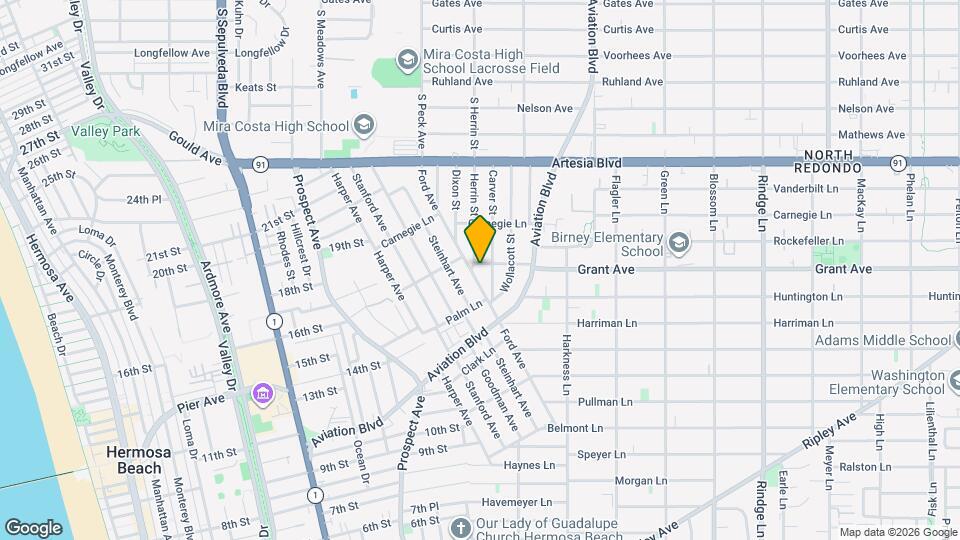 1526 Herrin St Mapa y Detalles de la Ubicación