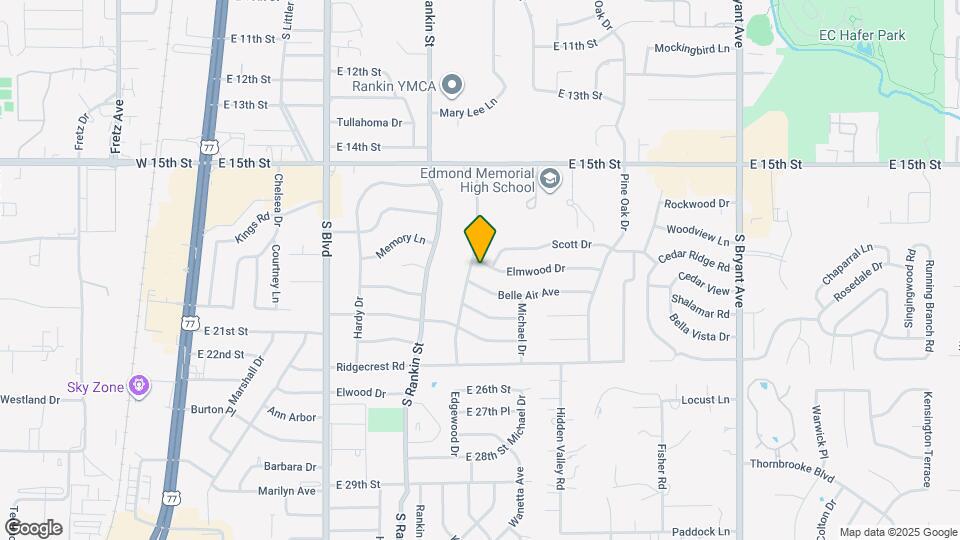 606 Elmwood Dr Map and Location Details