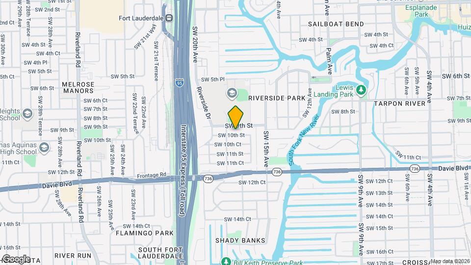 1705 SW 10th St Mapa y Detalles de la Ubicación