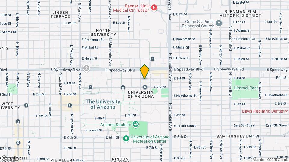 1610-1610 1/2 E. First St Map and Location Details